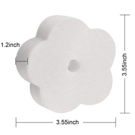 24 Pieces Sponge for Hot Tub Accessories, Flower Oil Scum Absorber for Swimming Pool and Spa