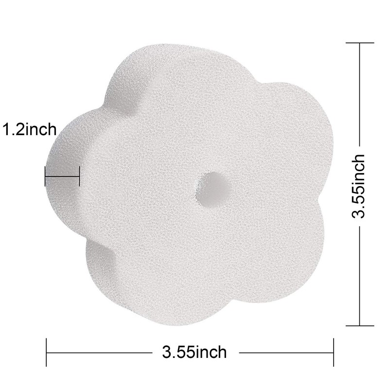 24 Pieces Sponge for Hot Tub Accessories, Flower Oil Scum
