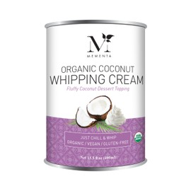 Mementa Organic Coconut Whipping Cream, Vegan, 400ml, 13.5 Fl Ounce (Pack of 3)