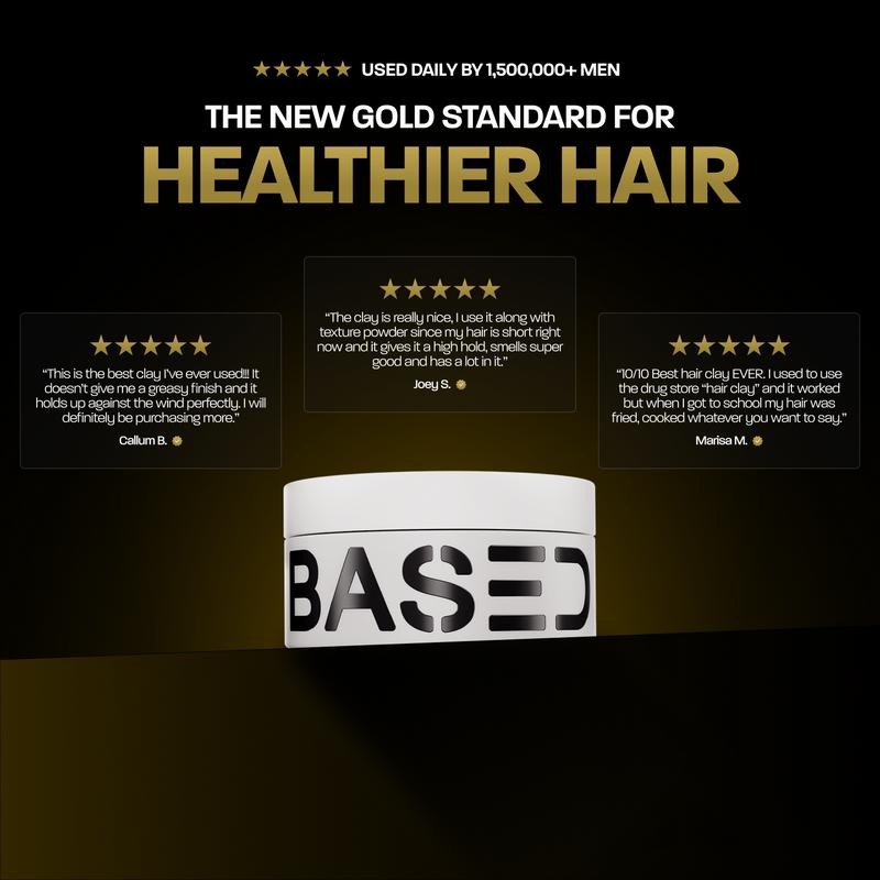 Based Bodyworks Hair Clay | High Hold & Low Shine