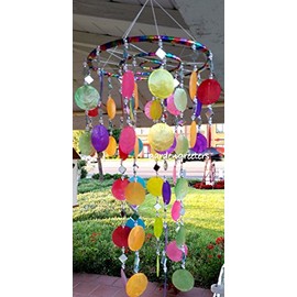 CAPIZ WINDCHIMES-Mixed Colors