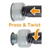 ENGINEER DWZ-08 Hex Socket Screw Extractor for The Quick &