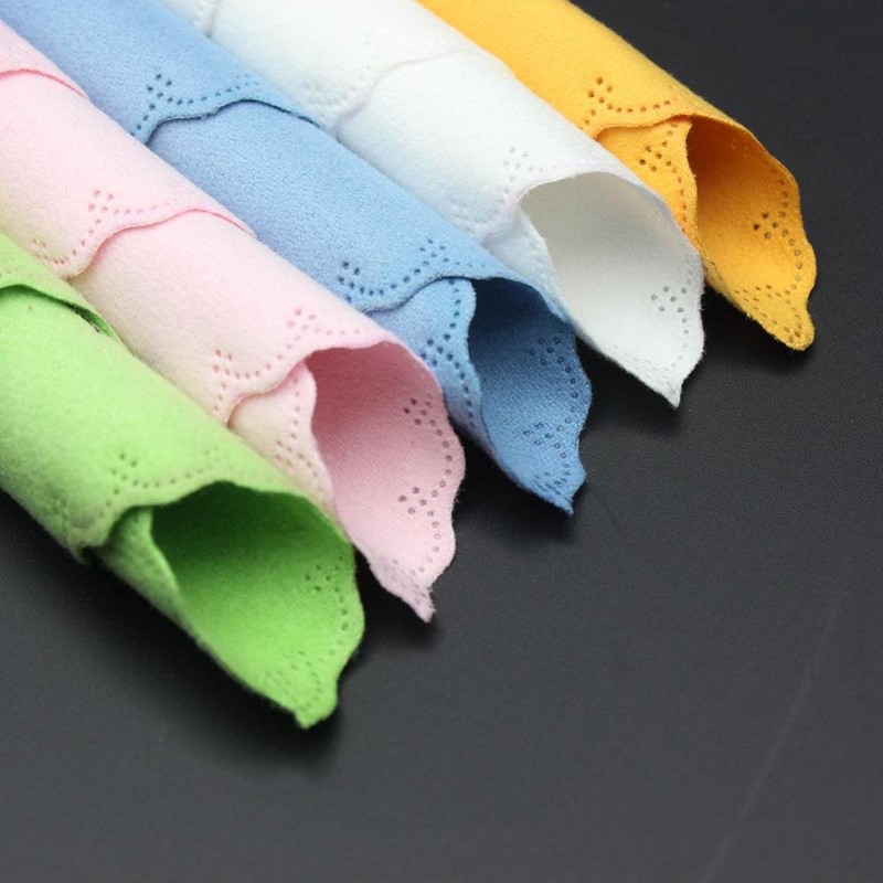 Cleaning Cloth Set, Multi-Color, 5 Pieces, Ultra Fine Fiber, 9.3