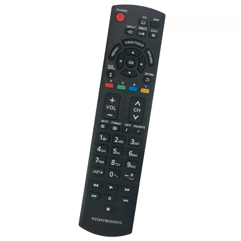 Unbranded New N2QAYB000570 Replace Remote for Panasonic TV TC-P60S30UA TC-P60S30