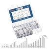 Kozelo 1080pcs Hex Socket Cap Screw Bolt Nut Assortment Kit