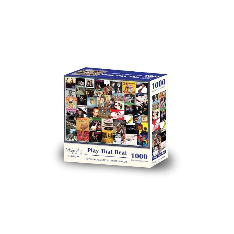 Majestic Value Brand 1000 Piece Jigsaw Puzzle Featuring Top Album