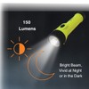Railhead Gear 150 Lumen LED Industrial Flashlight, IP44 Rated, Beam