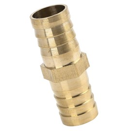 TA-VIGOR 1Pcs 19mm Brass Barb Hose Fitting Straight Connector Coupler, Straight Barb Hose Fitting Joiner for Air Gas Water Fuel