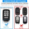 QBUC for Honda Odyssey 7 Button Key Fob Cover Case