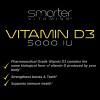 SMARTERVITAMINS - VITAMIN D3 5000 IU with Avocado Oil +