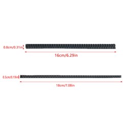 ArrErr 16 Pack Headbands Sticky Teeth Replacement Non-Slip Adhesive Grip Strip Comb Sticker for Hair Band Clasp Crown Tiara Headwear Mouse Ears Headband Hairband DIY Making Parts