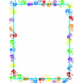 Great Papers! Baby Handprints Letterhead, 8.5 x 11 Inches, 80 Count (2013135)