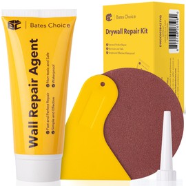 Bates Choice - Drywall Repair Kit, 16pcs, Dry Wall Patch Kits, Wall Repair Patch Kit, Wall Patch Repair Kit, Drywall Hole Patch, Drywall Patch Kit, Wall Hole Repair Kit, Patch for Wall Repair