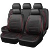 CAR PASS Universal FIT Piping Leather Car Seat Cover, for