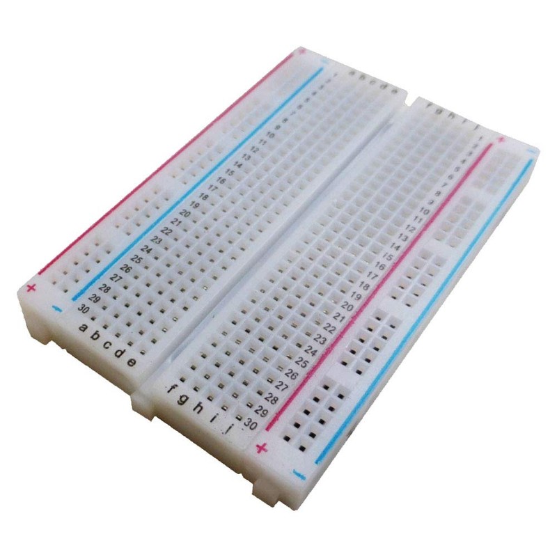 MV ELECTRONICA PROTOBOARD BREADBOARD 400 Puntos Blanca