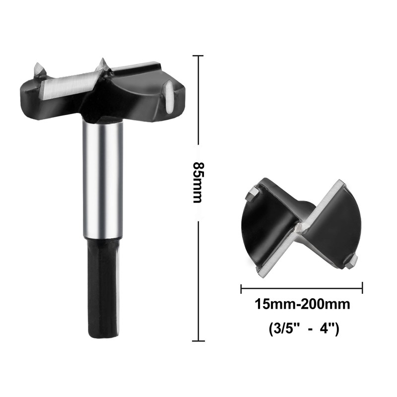 2-3/4"Forstner Drill Bit,Tungsten Carbide Tipped Wood Hole Saw for Hard