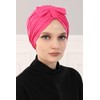 Aisha's Design Instant Turban with Bow for Women, 95% Cotton