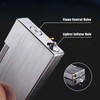 SNYYIAI Classic Lighter, Butane Brushed Metal Lighter, Side Slide Lgnition