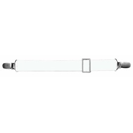 Secret Belt The belt without buckle only with clips, white, one size, White, One size fits all