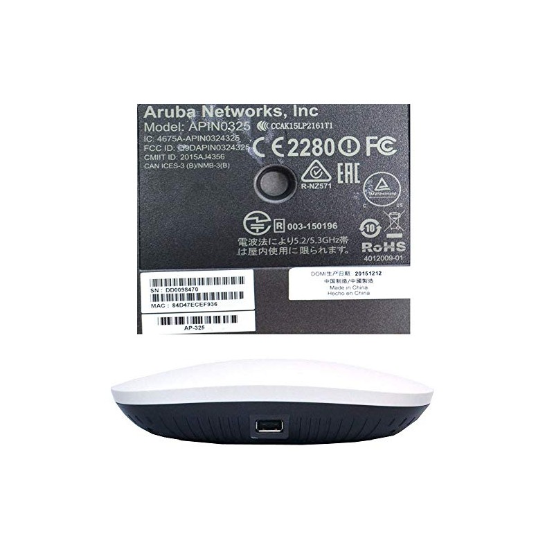 Aruba Networks AP-325 IEEE 802.11ac 1.69 Gbps Wireless Access Point