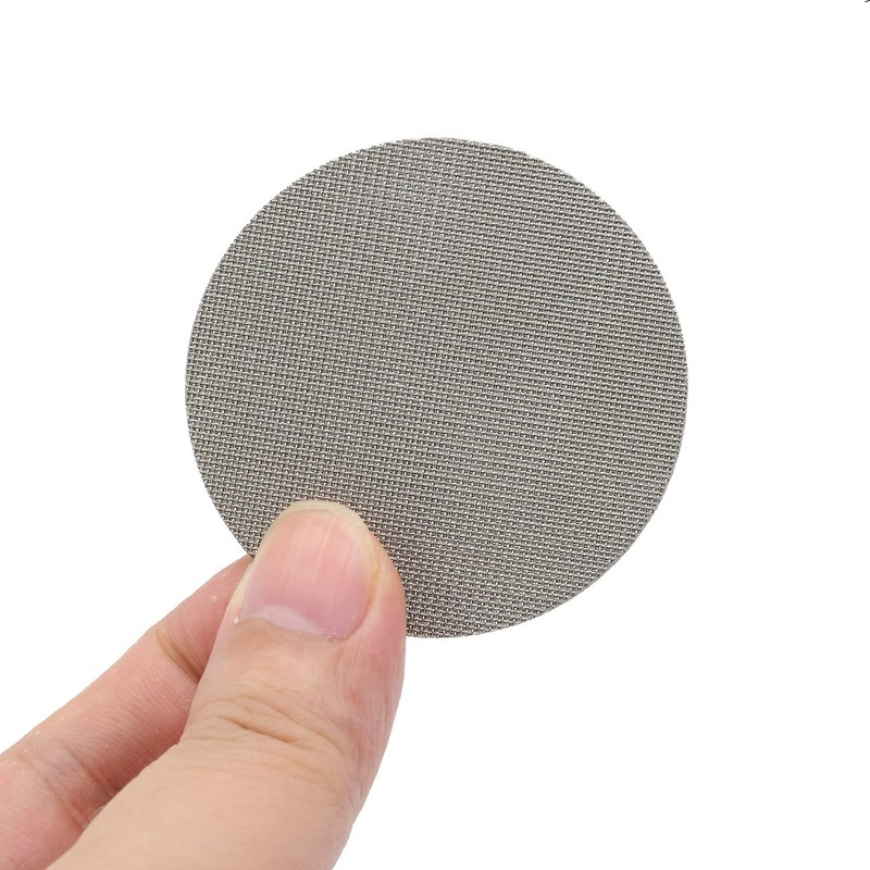 2 Pack 51mm Espresso Puck Screen, Reusable 1.7mm Thickness 150μm