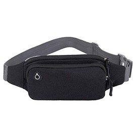 BLACK MAMUT Cangurera Deportiva, Cómoda, Ligera, Unisex, para Correr, Impermeable, Ejercicio, Viaje, Campismo, Senderismo, Ciclismo, Riñonera, Gran Capacidad, Resistente, Correa Ajustable