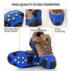 BETLLEMORY Ice Cleats, Ice Grips Traction Cleats Grippers Non-Slip Over