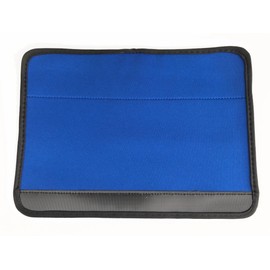 HECKBO 2 x Car Seat Belt Protector Shoulder Pad Car Seat Belt Pad for Children and Adults (Blue/Black) HECKBO