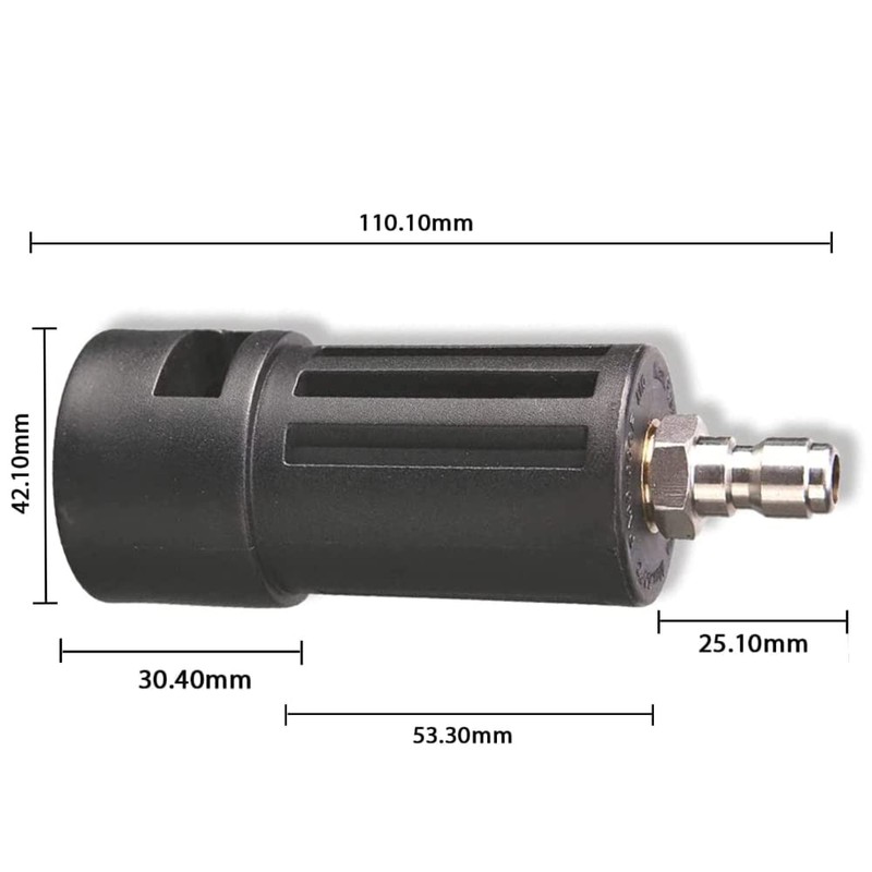 M&M Smartek Adapter for/Compatible with Kärcher with Bayonet Internal Thread