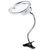 Magnifers Lighted Hands Free,Pro-Flex Desk Led Magnifying Glass Lamp 2.25X