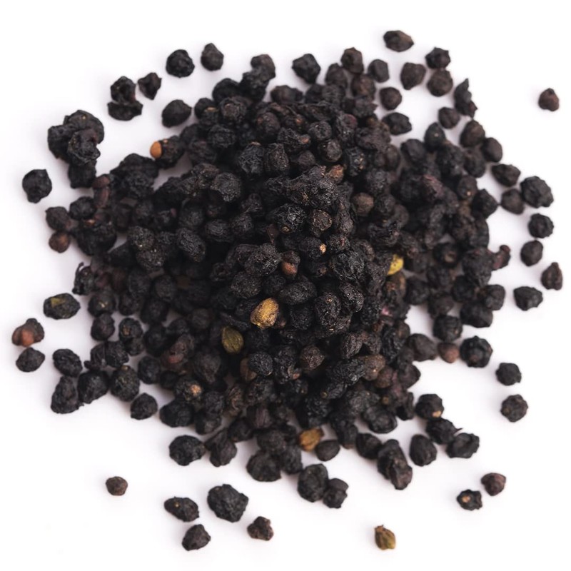Piping Rock Elderberries Dried Organic | 1lb Bulk Supplement |