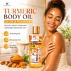 Turmeric Body Oil for Glowing Skin – Nourishing Brightening Moisturizer