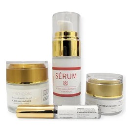 Kit Cuidado De La Piel + Ácido Hialurónico + Serum Skingold