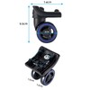 4PCS Luggage Swivel Wheels Replacement 360 Degree Silent for Outdoor