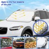 BLAZOR Car Windshield Cover, Windscreen Covers Frost Ice Snow Protector