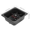 Matte Black Stainless Steel Automatic Cup Rinser Washer Cleaner for