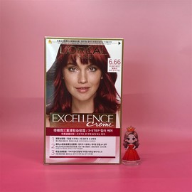 loreal L'Oreal Beginner Recommendation Self-Dyeing L'Oreal Paris Excellence Cream 11 colors for gray hair &&& No. 6.66 Pure Red Brown / 로레알 초보자추천 셀프염색 로레알파리 엑셀랑스 크림 11 colors 염색 새치 겸용 &&& 6.66호 퓨어 레드 브라운