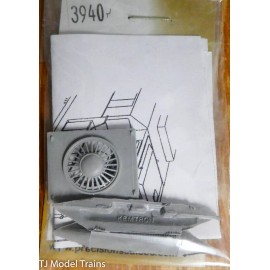 Precision Scale HO #3940 Housing, 48" Dia. Fan, EMD Dynamic Brakes GP-7 / 9 (Pla