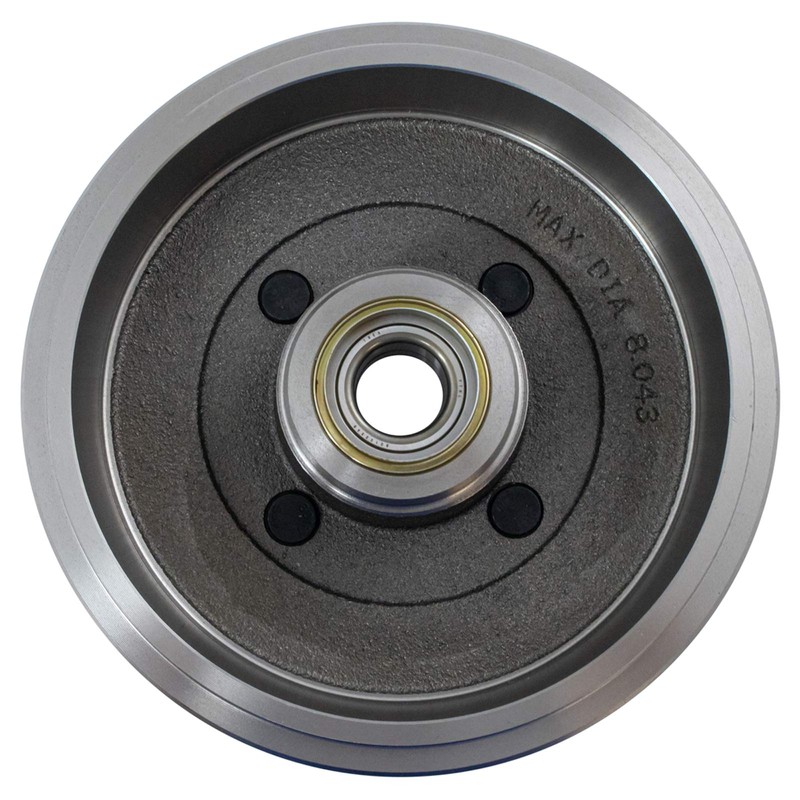 TRQ Rear Brake Drum Set Driver & Passenger Side Compatible