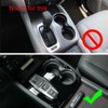 Kolya Matte Black Interior Center Console Gear Shift Panel Cover