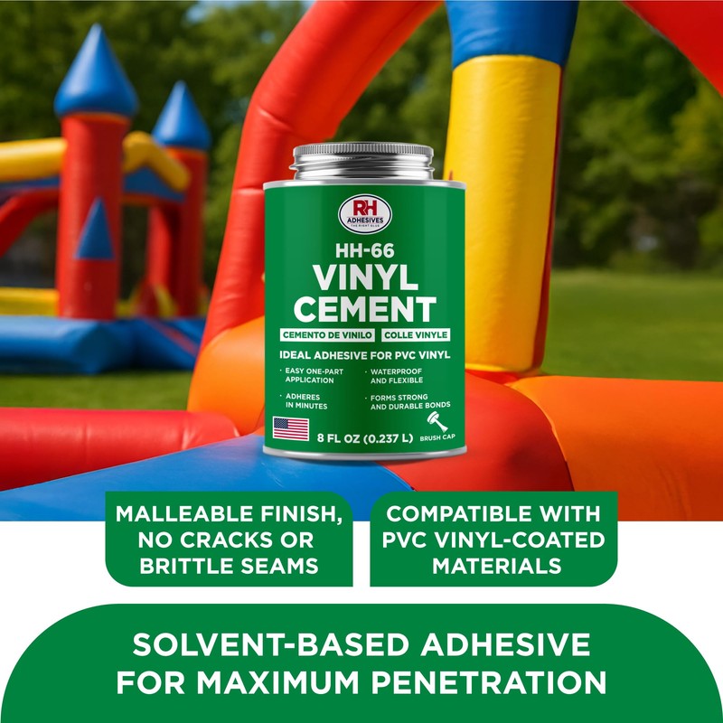 HH-66 Vinyl Cement, 8 oz. can - Vinyl Adhesive, Cement