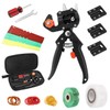 Housolution Garden Shears Ratchet Shears, 2-in-1 Durable Grafting Scissors Cutting