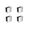 Glass Clamp Large Heavy Duty Square 2.17" for 3/8", 1/2"