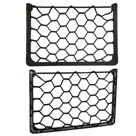 Campervan Storage Nets 2Pack Elastic Mesh Net with Metal Frame Fit Caravan Motorhome Boat Van T4 T5 T6 Accessories Storing Phone Water Bottle Toiletry