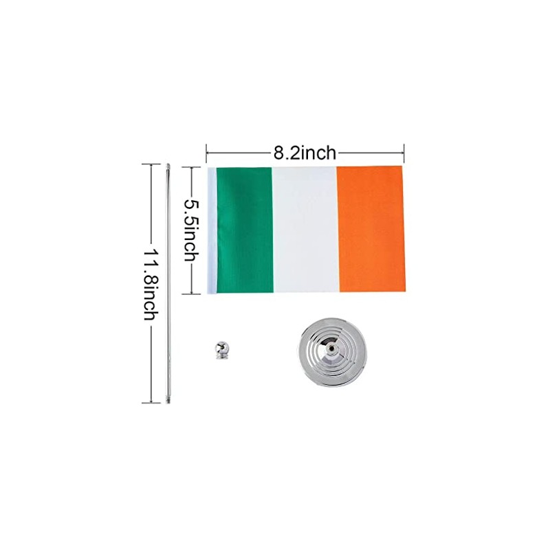 Ireland Flags Irish Table Desk Small Mini Flag Decorations