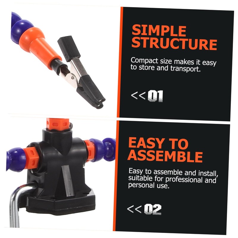 Gadpiparty Flexible Third Hand Tool with Arms for Pcb Repair