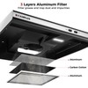 CAMPLUX RV Range Hood 22 Inches, Vented Range Hood with