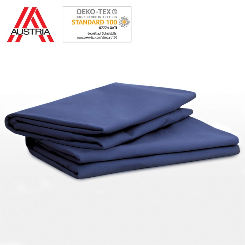 High-quality cushion cover double pack (set of 2, night blue