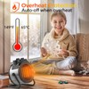 Elevoke Space Heaters for Indoor Use, 1500W PTC Electric Heater