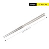 SILVERANT Titanium Chopsticks, Lightweight Titanium Travel Cutlery Camping Set for